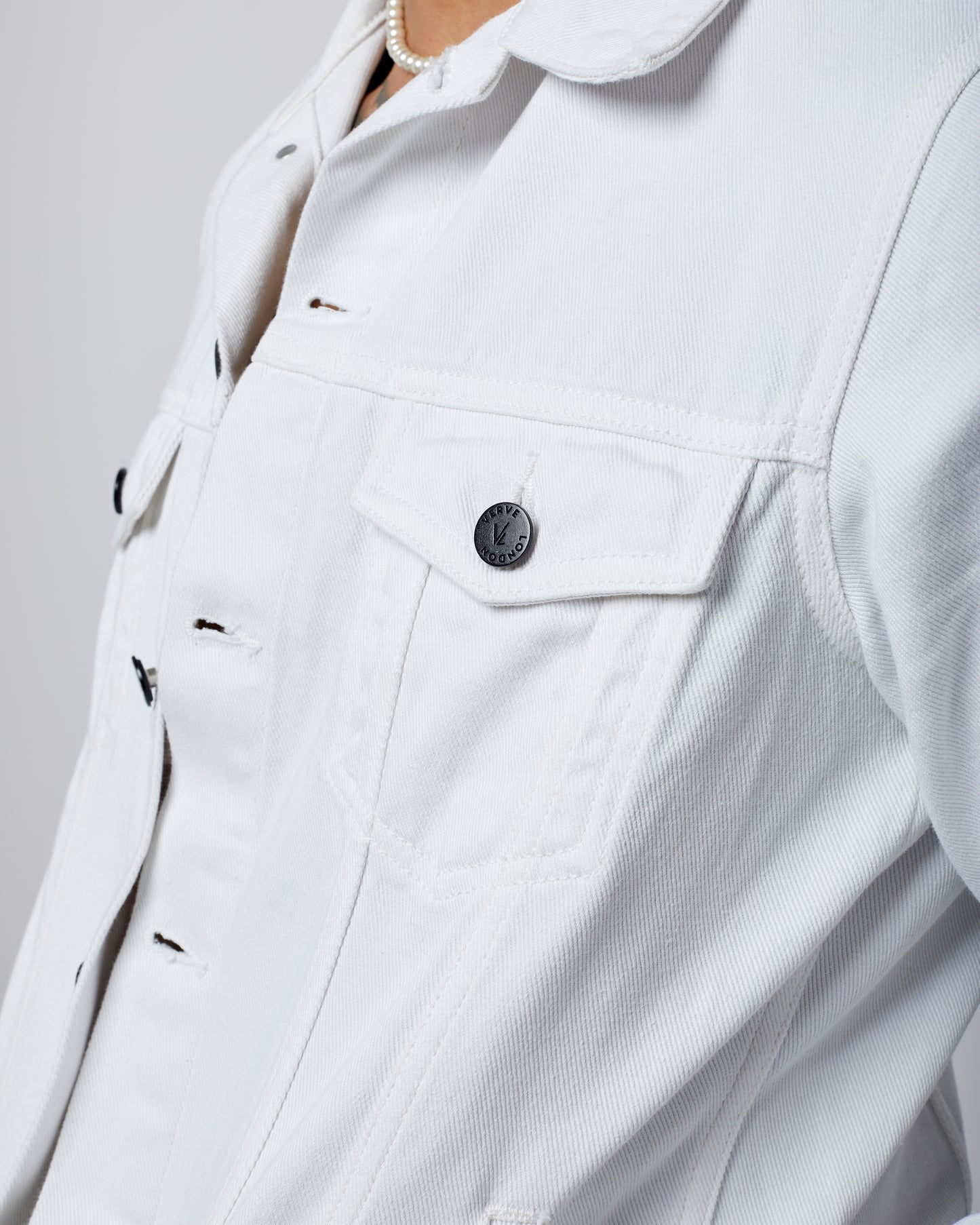 Denim White Jacket