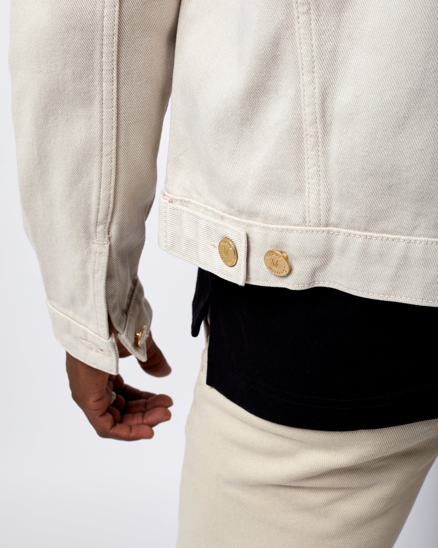 Denim Trucker Jacket Cream – Demin