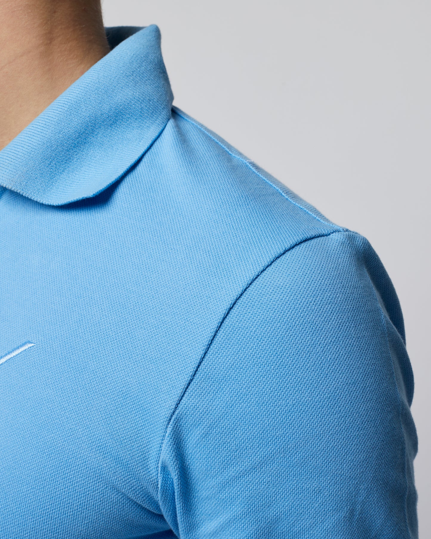 Short Sleeve Polo T-Shirt Light Blue