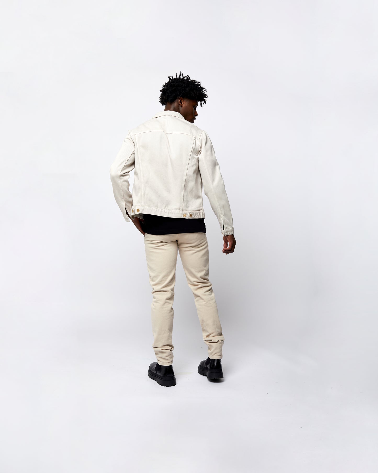 Denim Trucker Jacket Cream – Demin