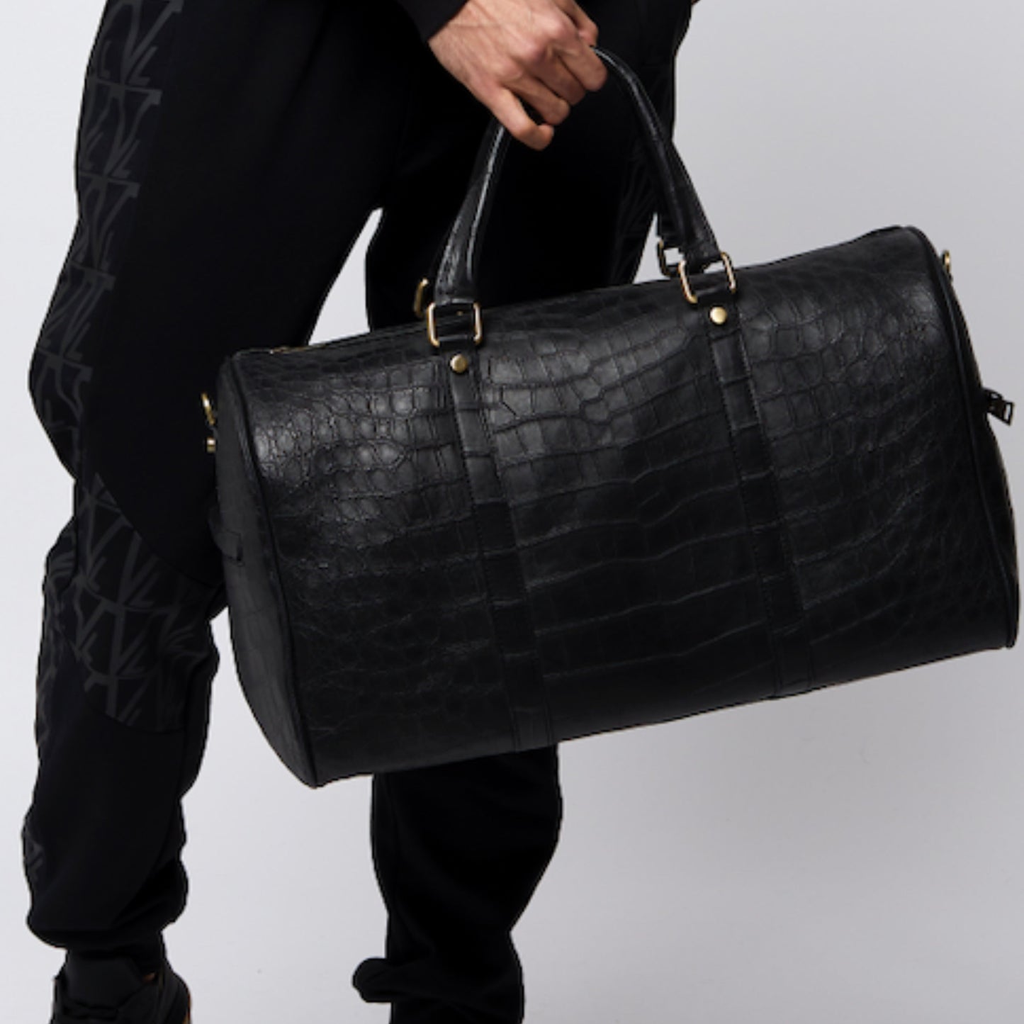 Overnight Crocodile Leather Bag – Over night Bag