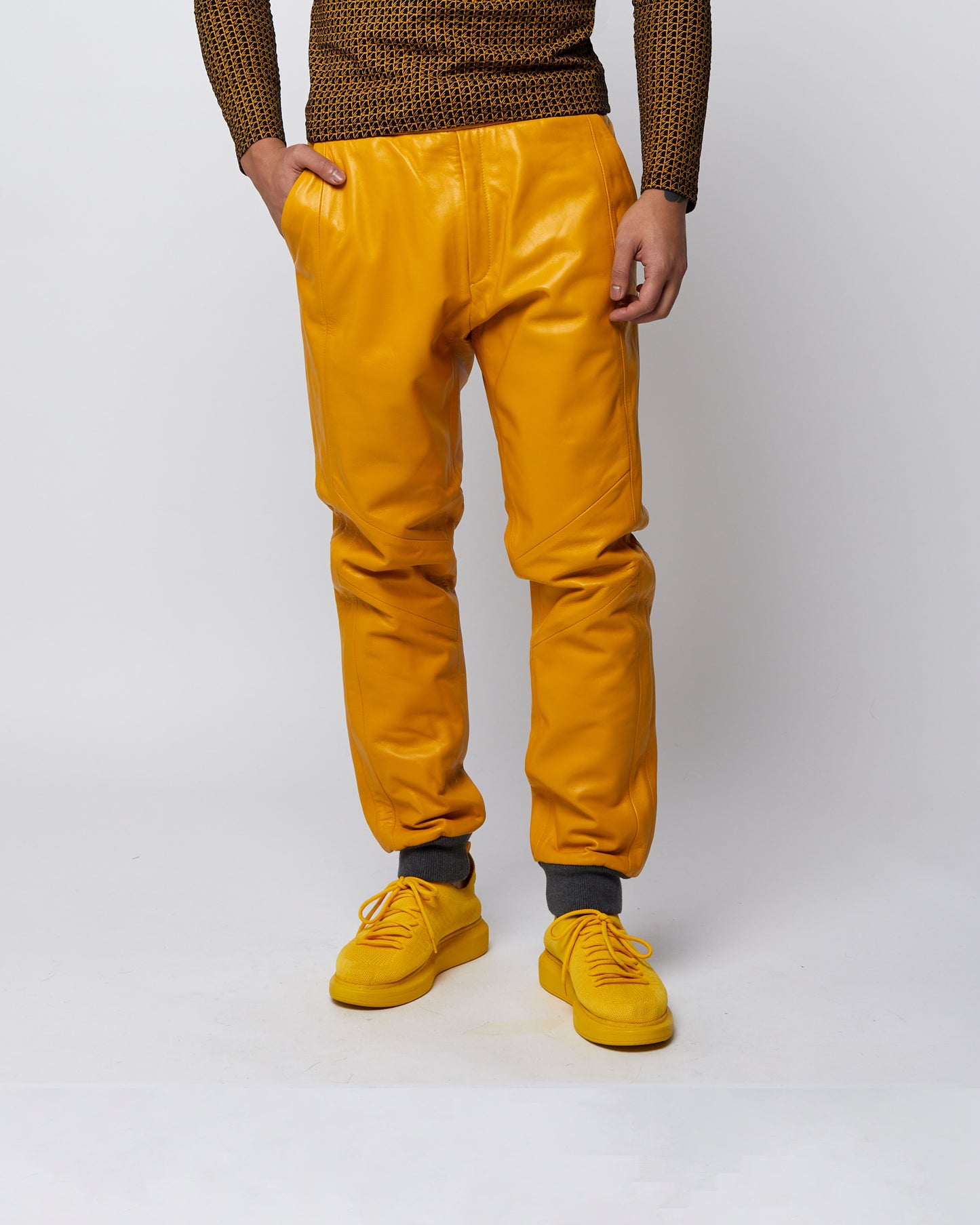 Valencia Lux Mustard Yellow Trackpants