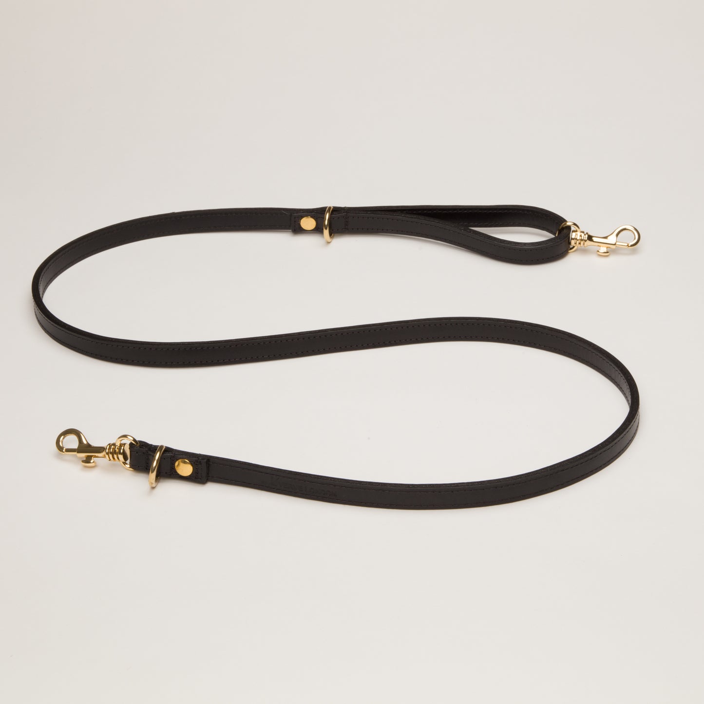 Luxury Leather Dog Collar Red on Black XXLarge Puppies – Leather Collar