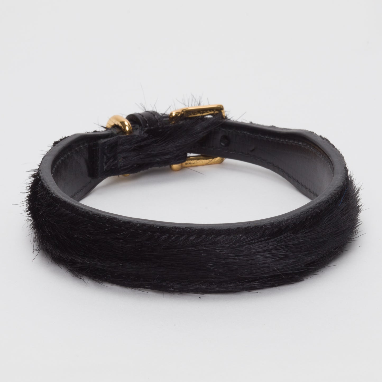 Luxury Black SpringBok Collar for Medium Dogs