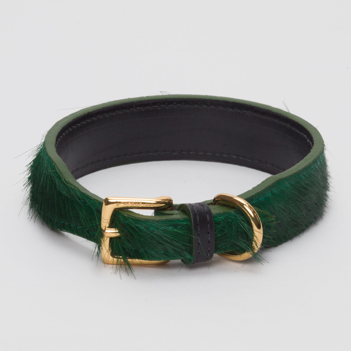 Luxury Racing Green SpringBok Collar for Medium Dogs