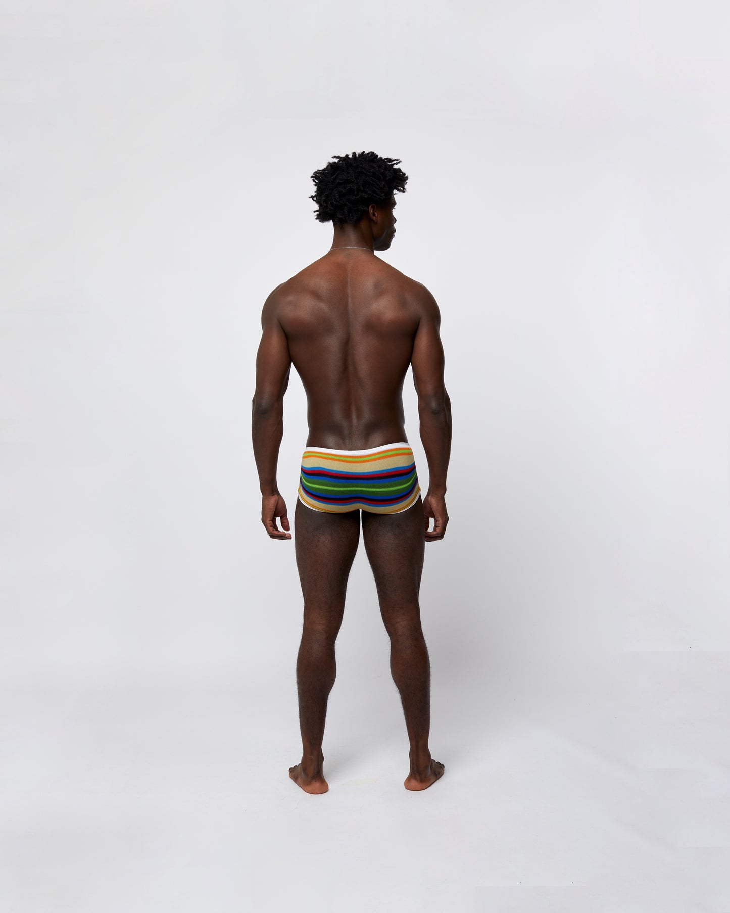 Men's Retro Underwear Pistachio Rainbow – Cotton