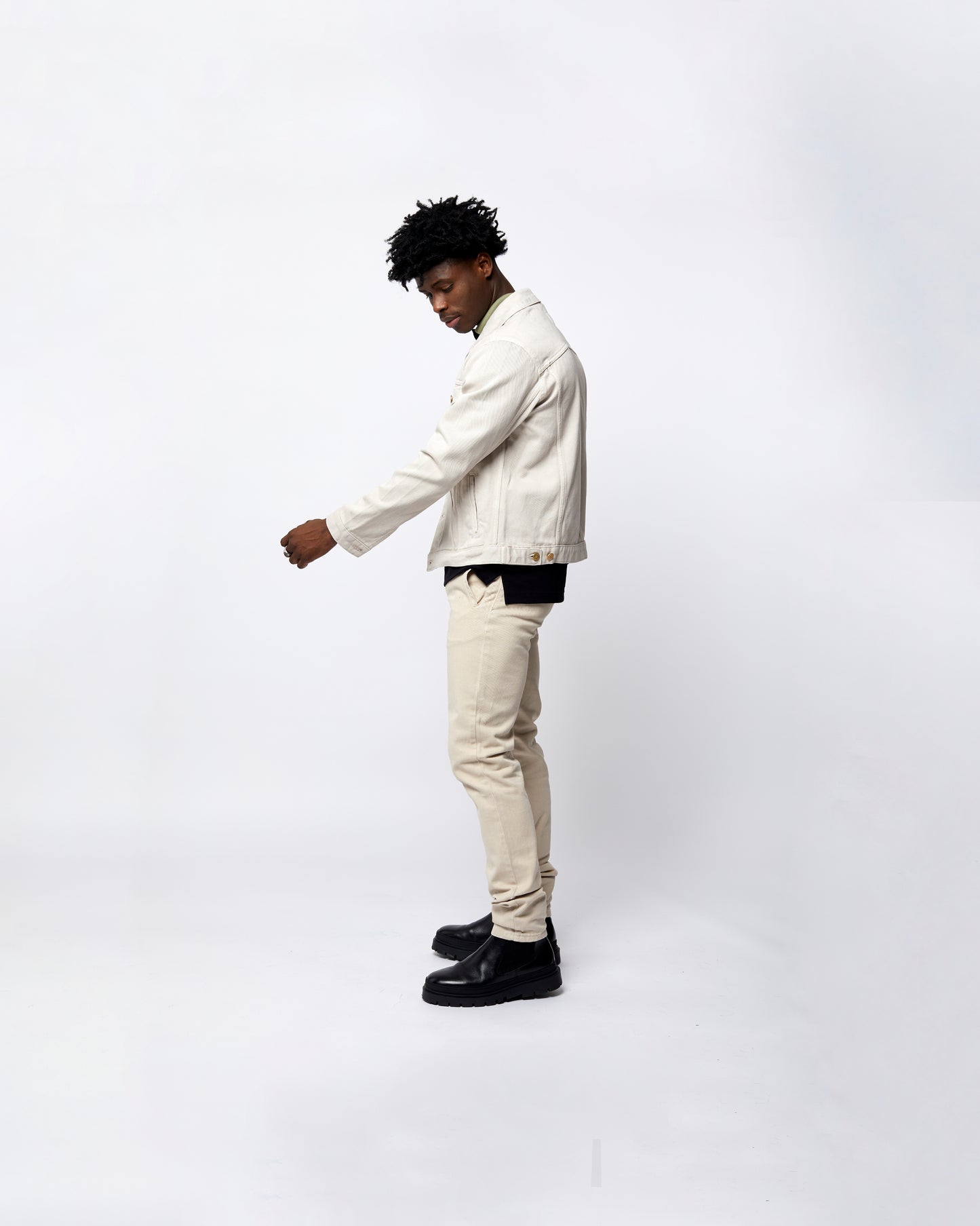 Denim Trucker Jacket Cream – Demin