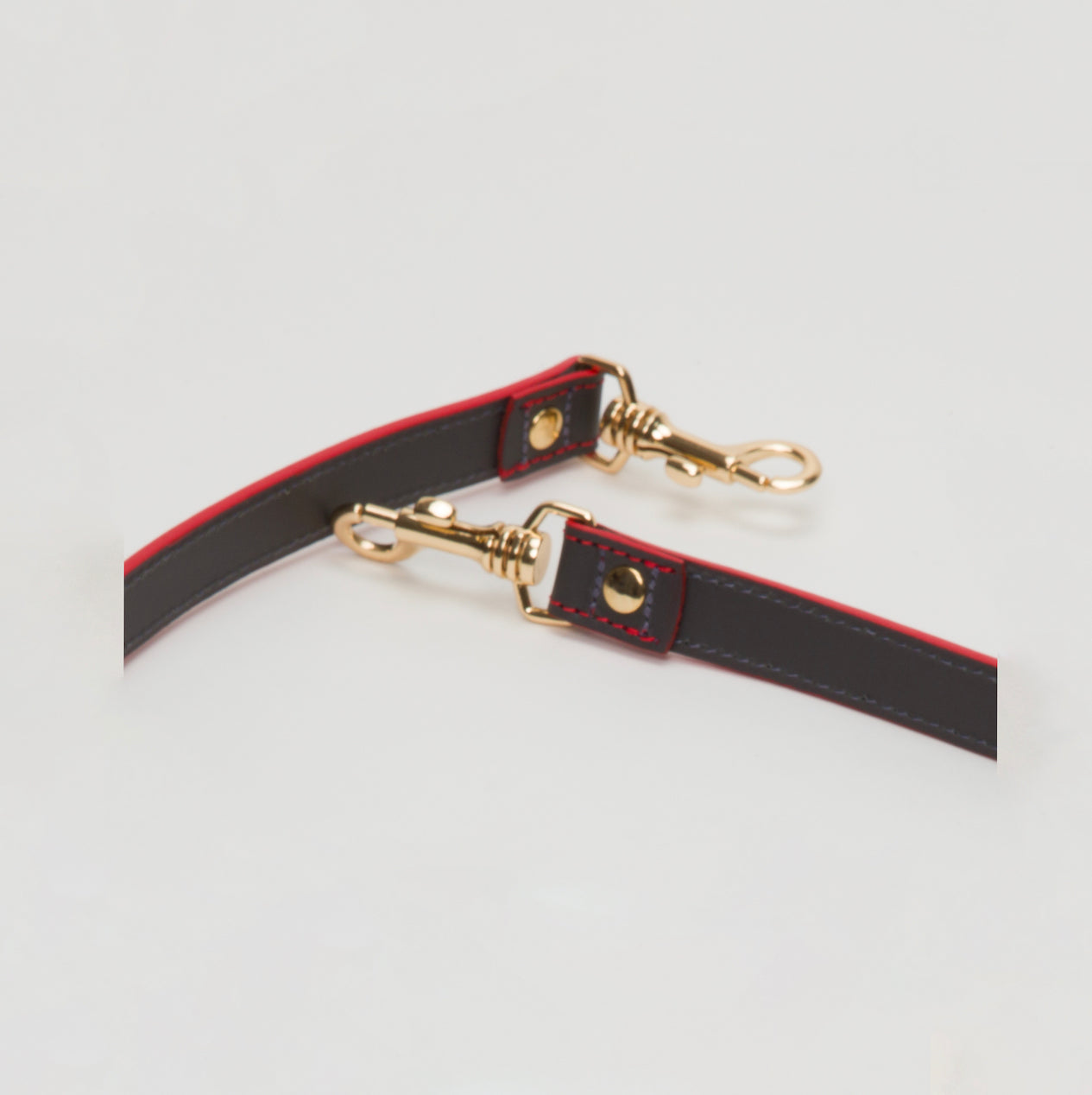 Luxury Leather Coupler 2 Lead Splitter – 20mm Splitter Lead M to L Dogs – Leather Lead