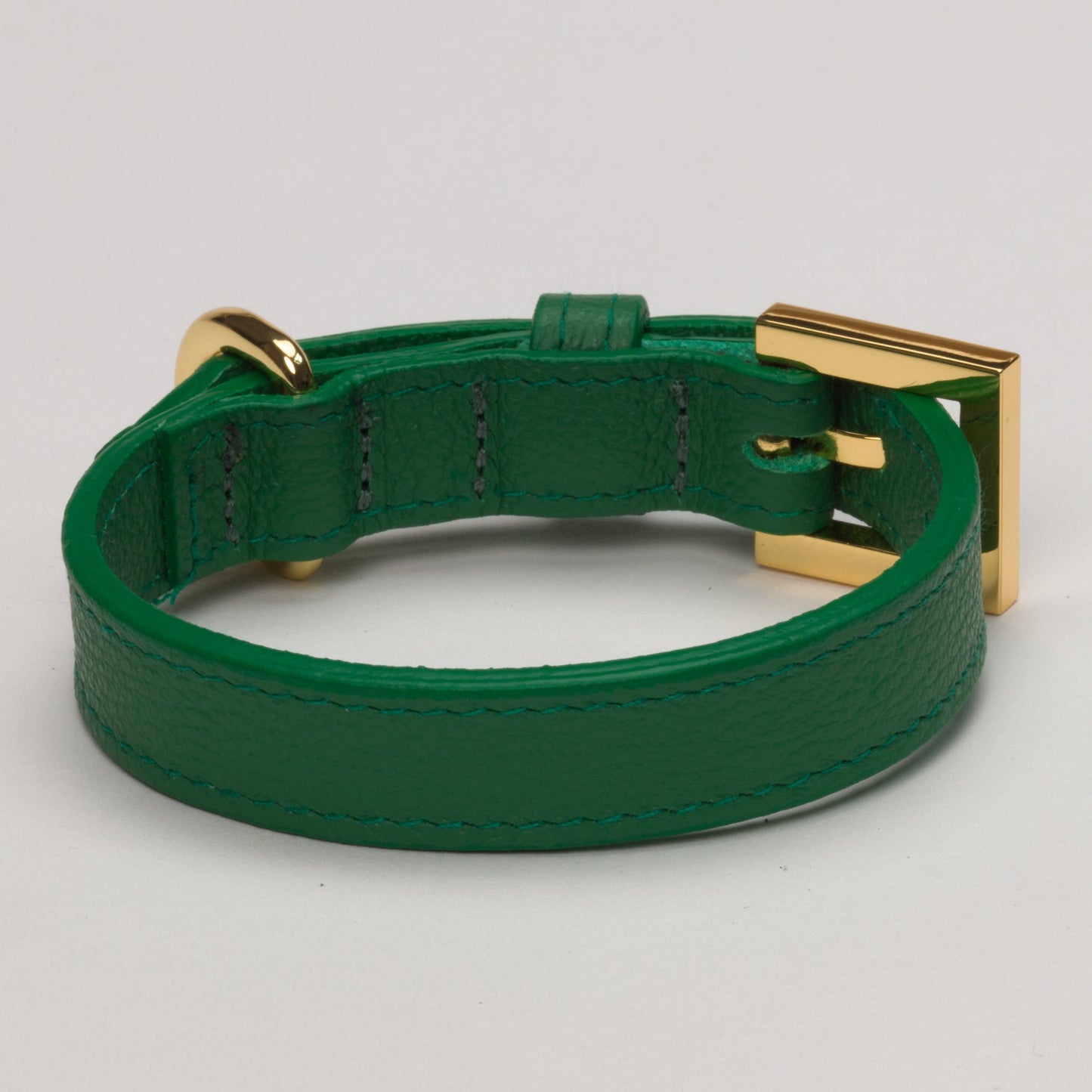 Racing Green Collar Tea cup, Toy, Small to Medium Puppies – Leather Collar