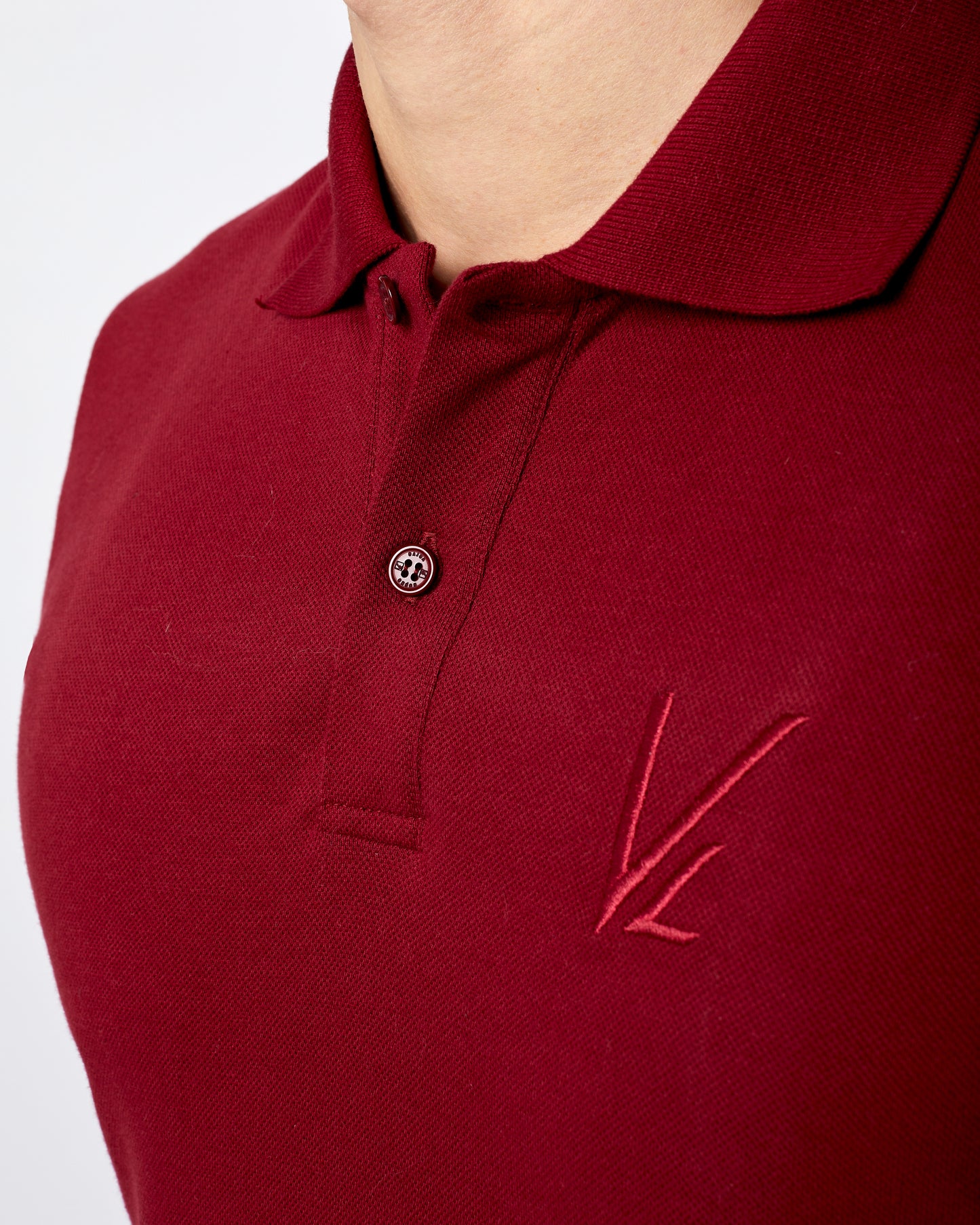 Short Sleeve Polo T-Shirt Blood Red