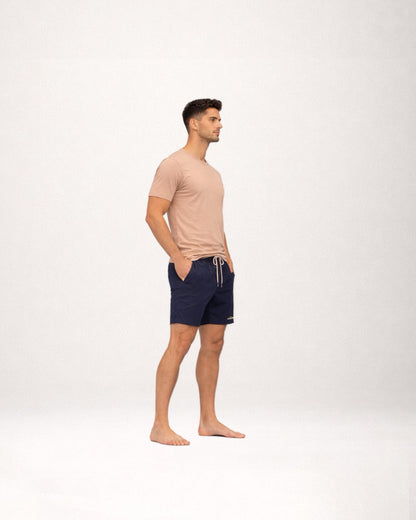 Short Sleeve Cotton T-Shirt Nude