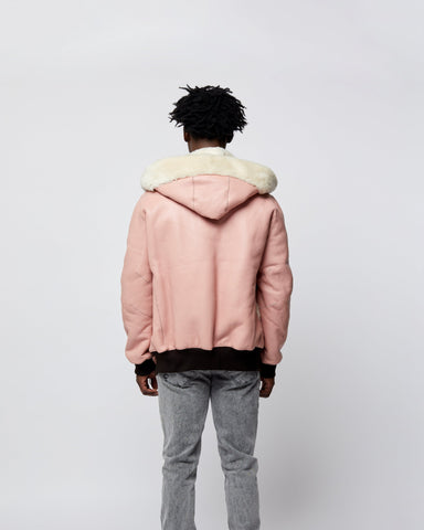 Load image into Gallery viewer, Sheepskin Men’s Reversible Jacket Pink
