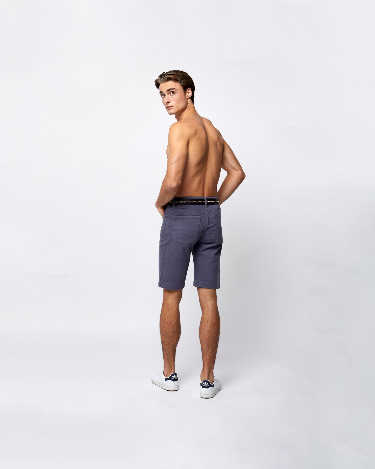Denim Shorts Grey