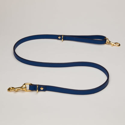 Leather Collar Royal Blue, Kitten & Cats
