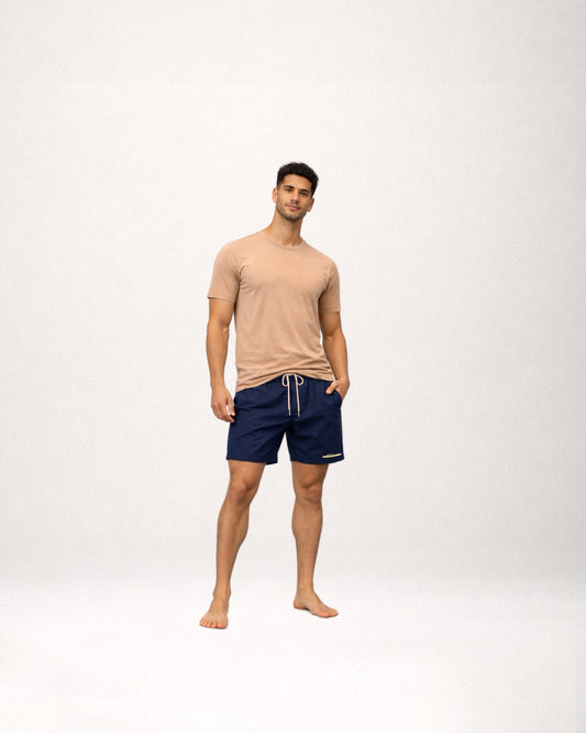 Short Sleeve Cotton T-Shirt Nude