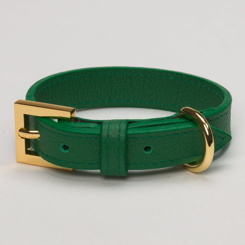 Load image into Gallery viewer, Racing Green Collar for Kittens and Cats
