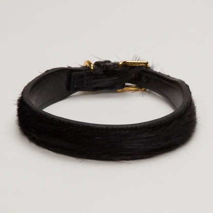 Luxury Black SpringBok Collar for Medium Dogs