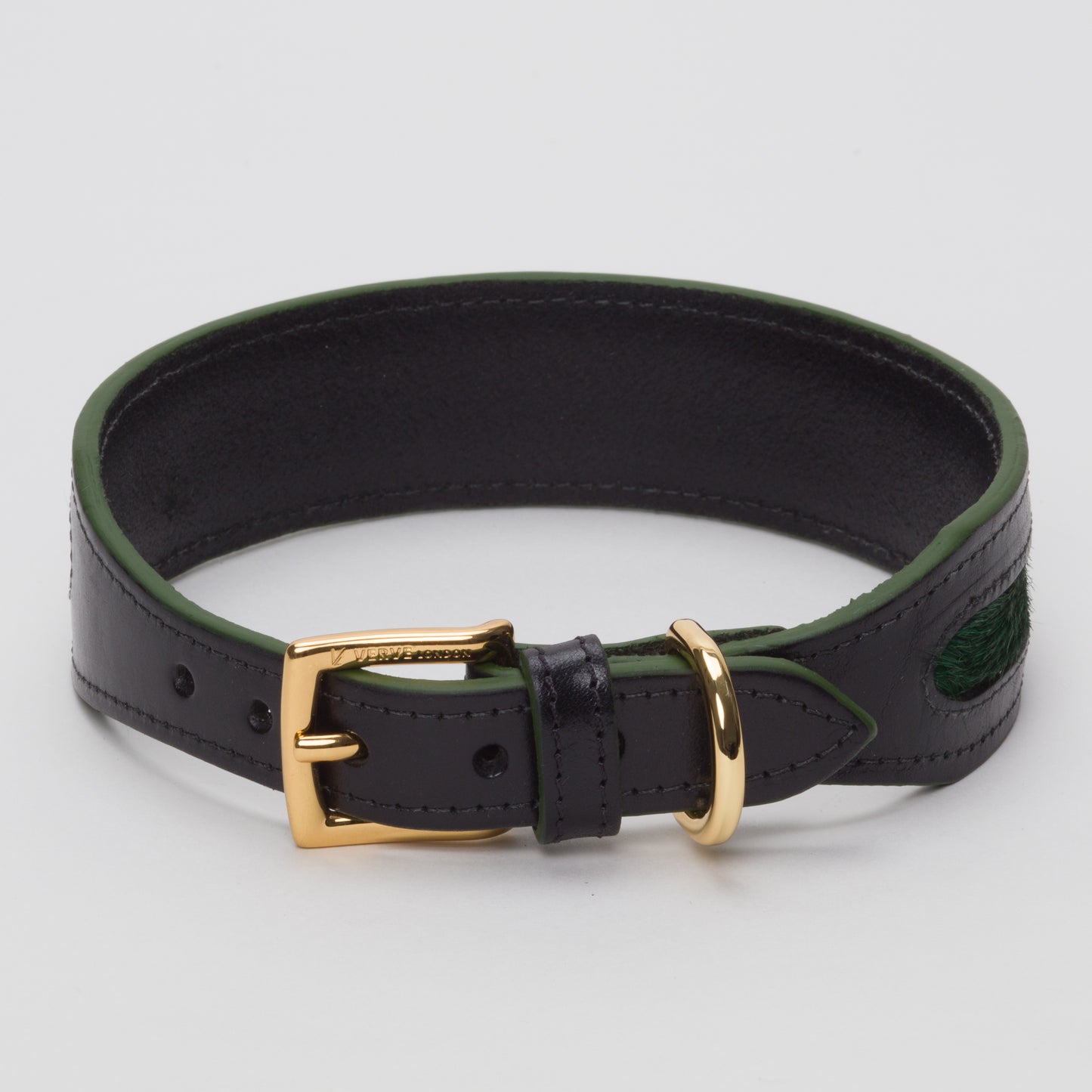Luxury Racing Green SpringBok Cases In Leather for Large Dogs