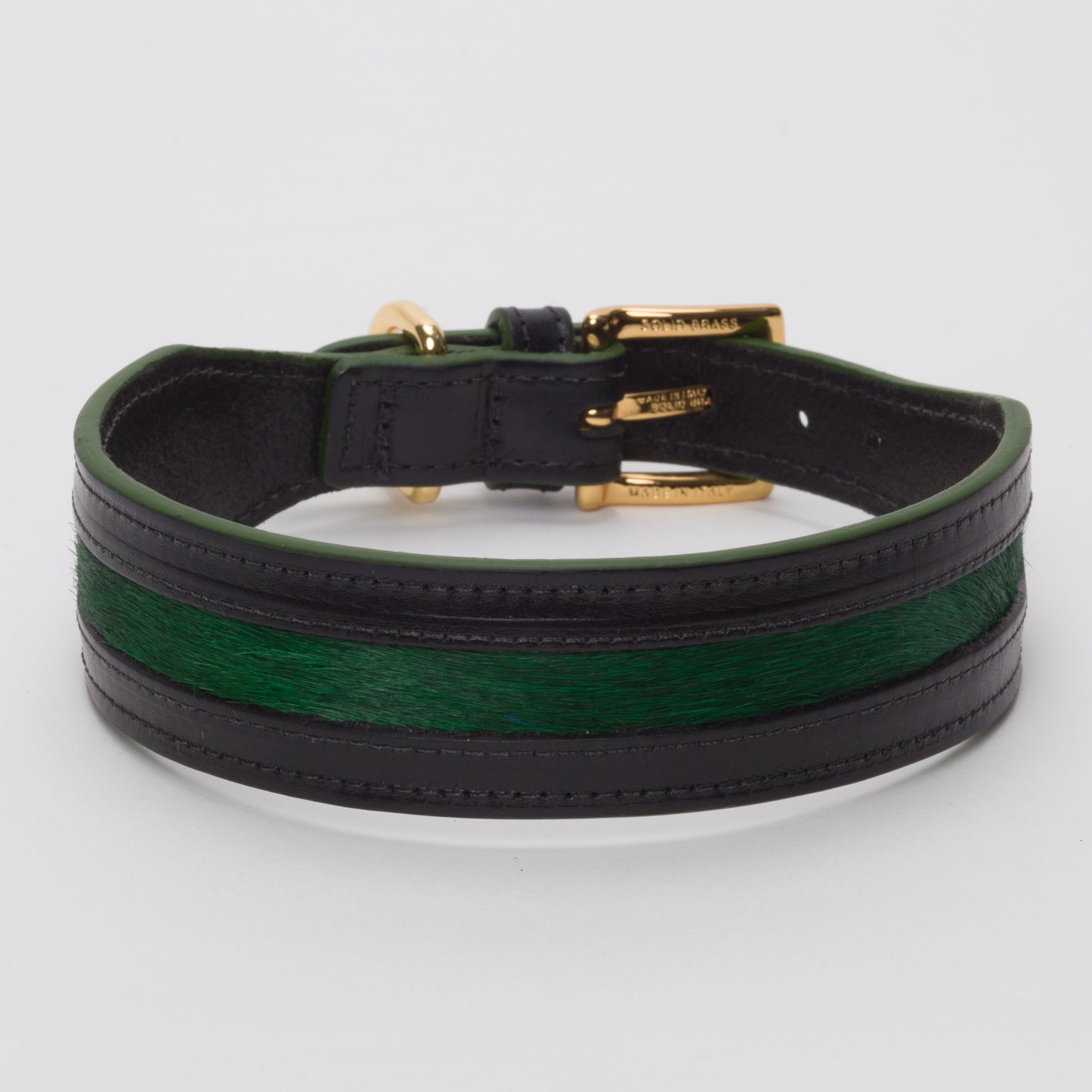 Luxury Racing Green SpringBok Cases In Leather for Large Dogs