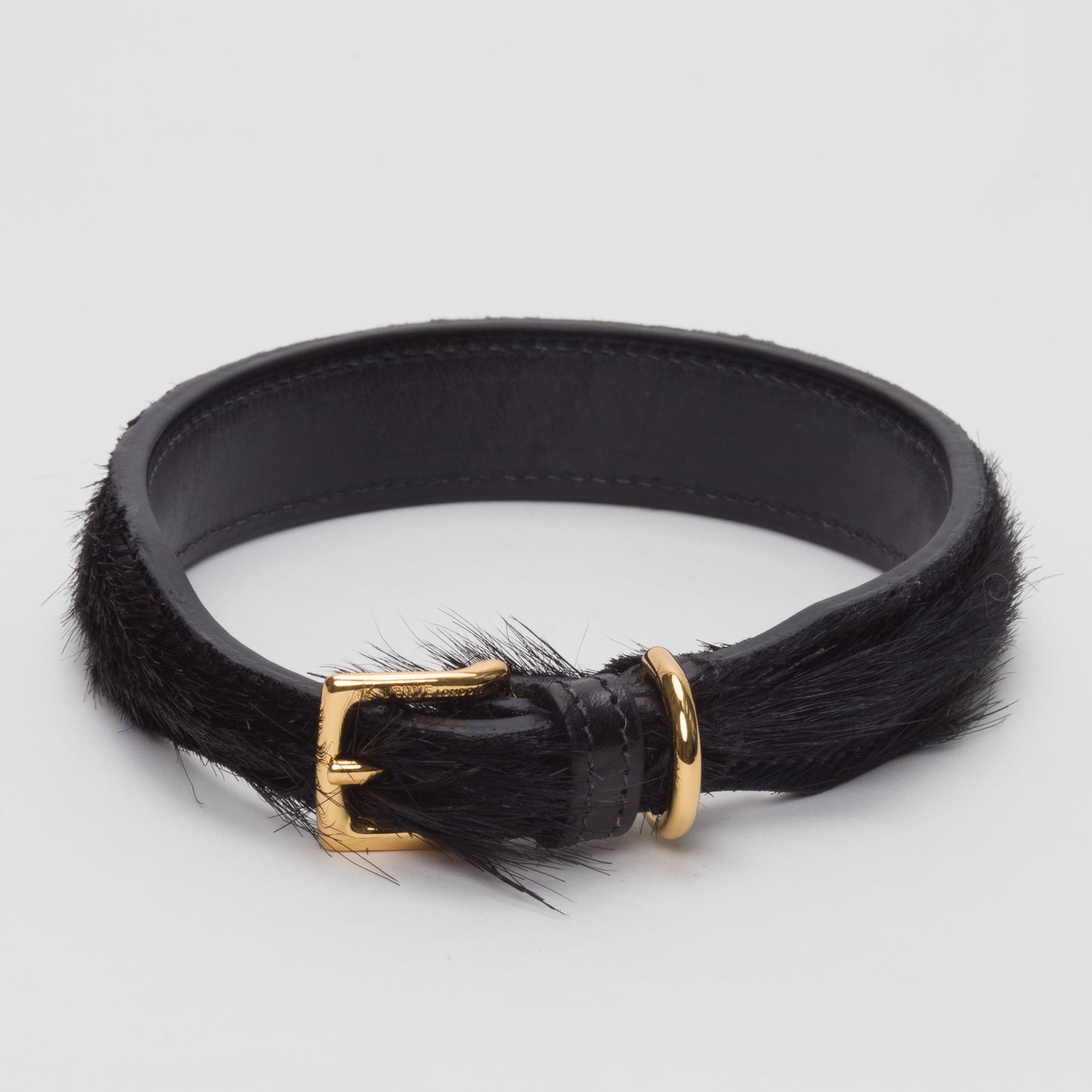 Luxury Black SpringBok Collar for Medium Dogs