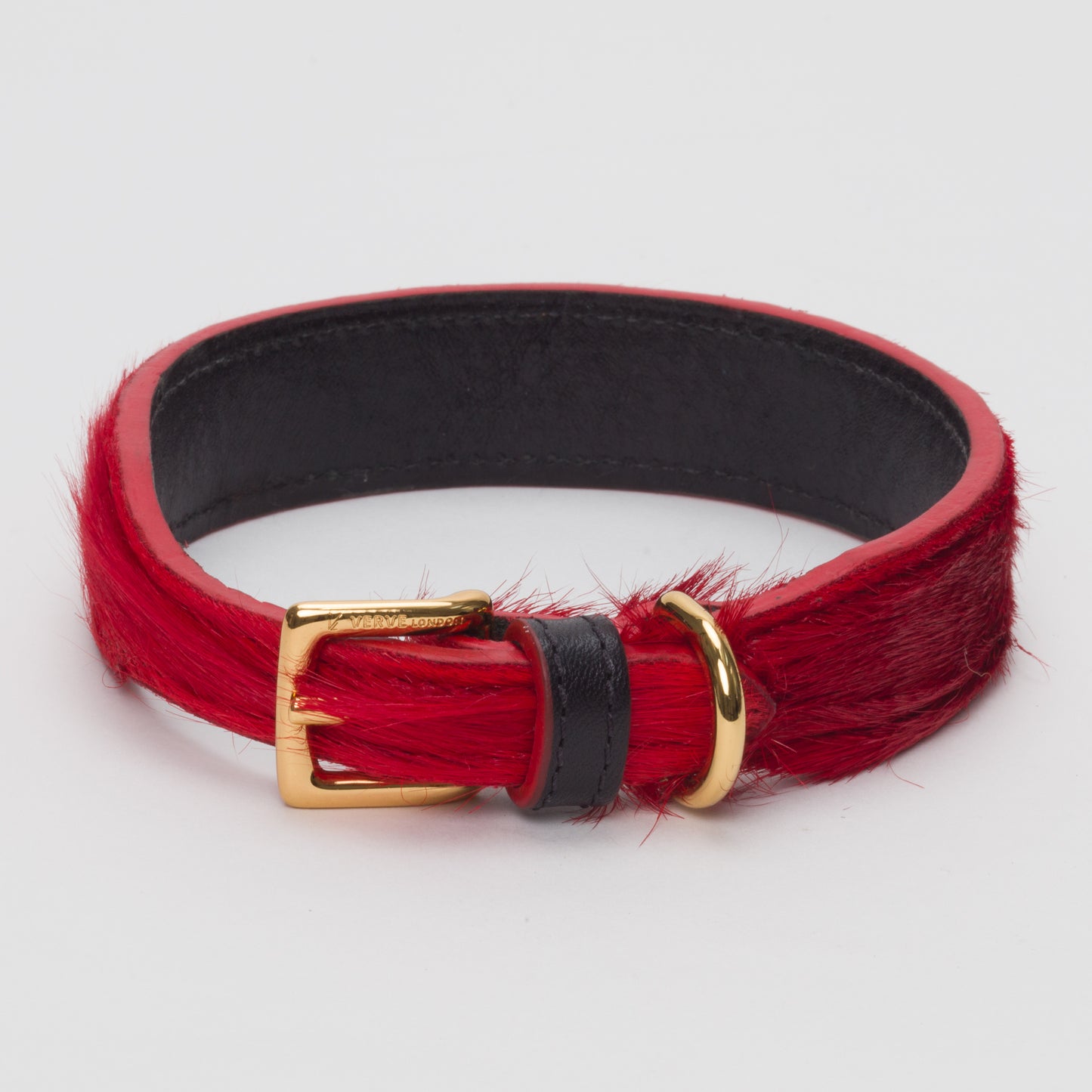 Luxury Blood Red SpringBok Collar for Medium Dogs
