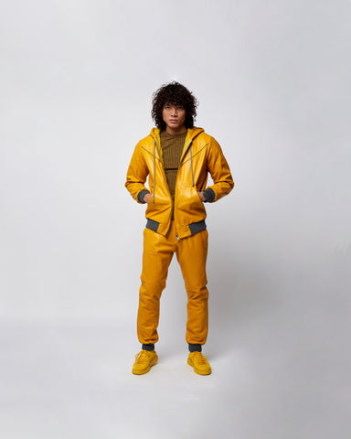 Load image into Gallery viewer, Valencia Lux Mustard Yellow Tracksuit
