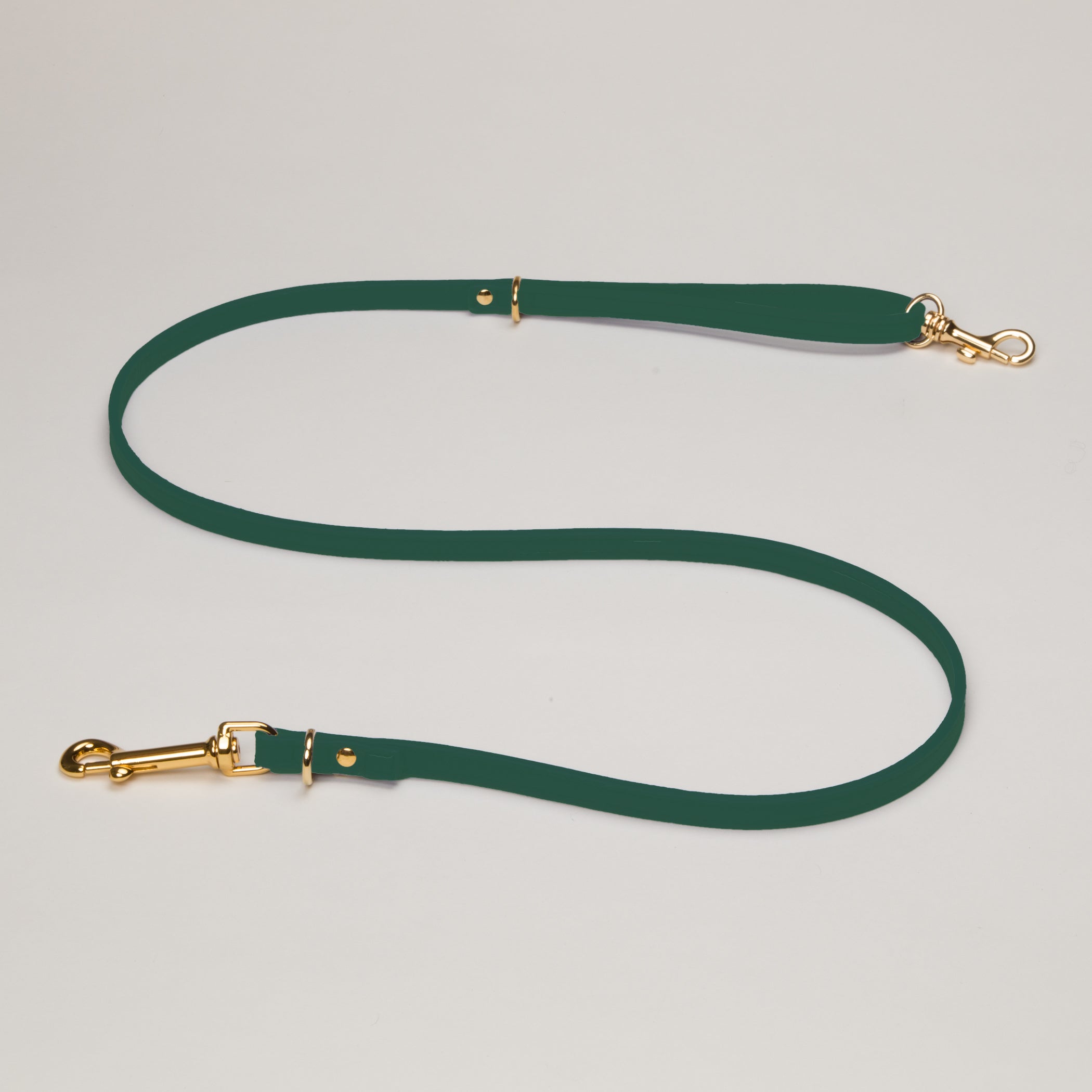 Racing Green Luxury Leather Dog Lead