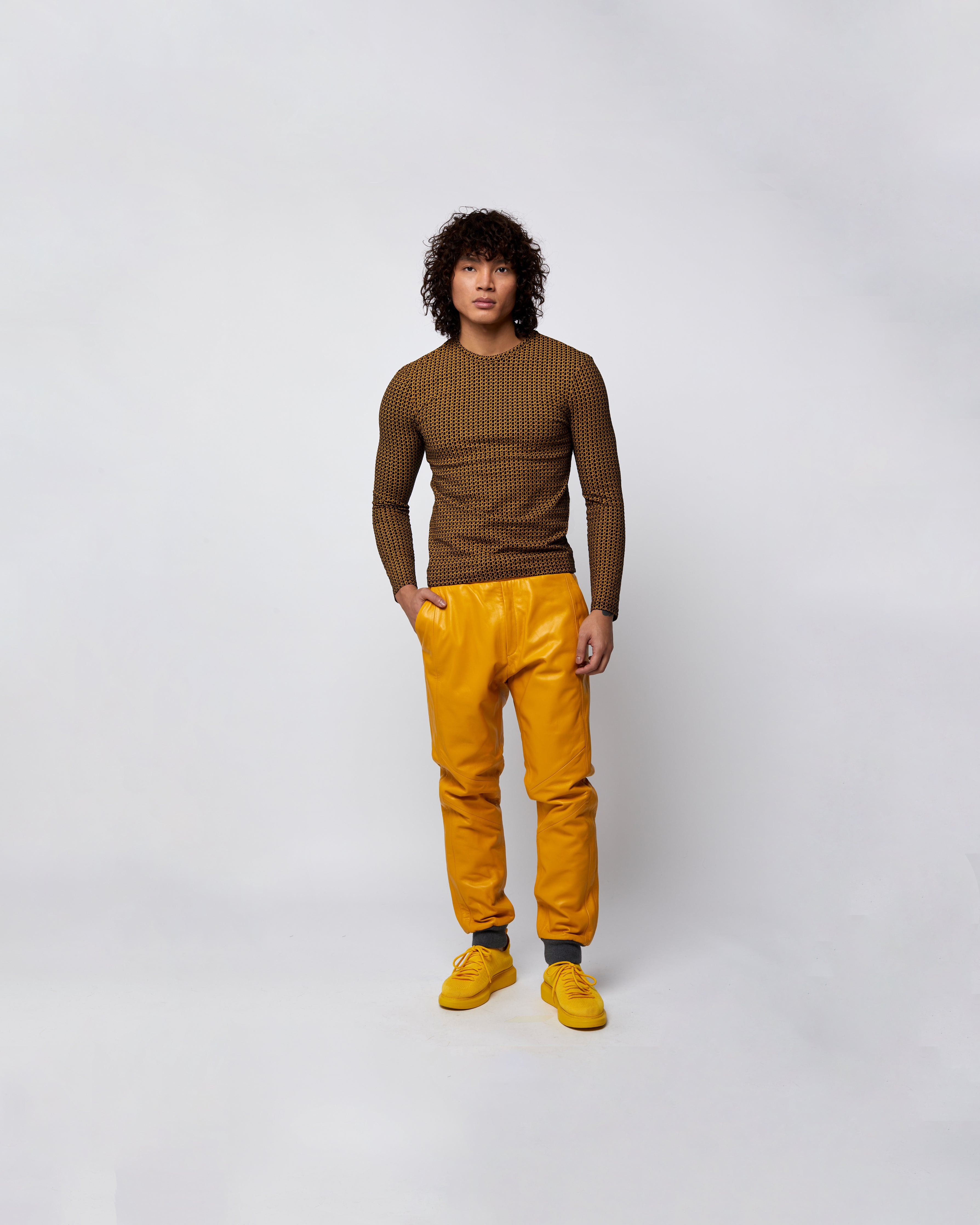 Valencia Lux Mustard Yellow Trackpants