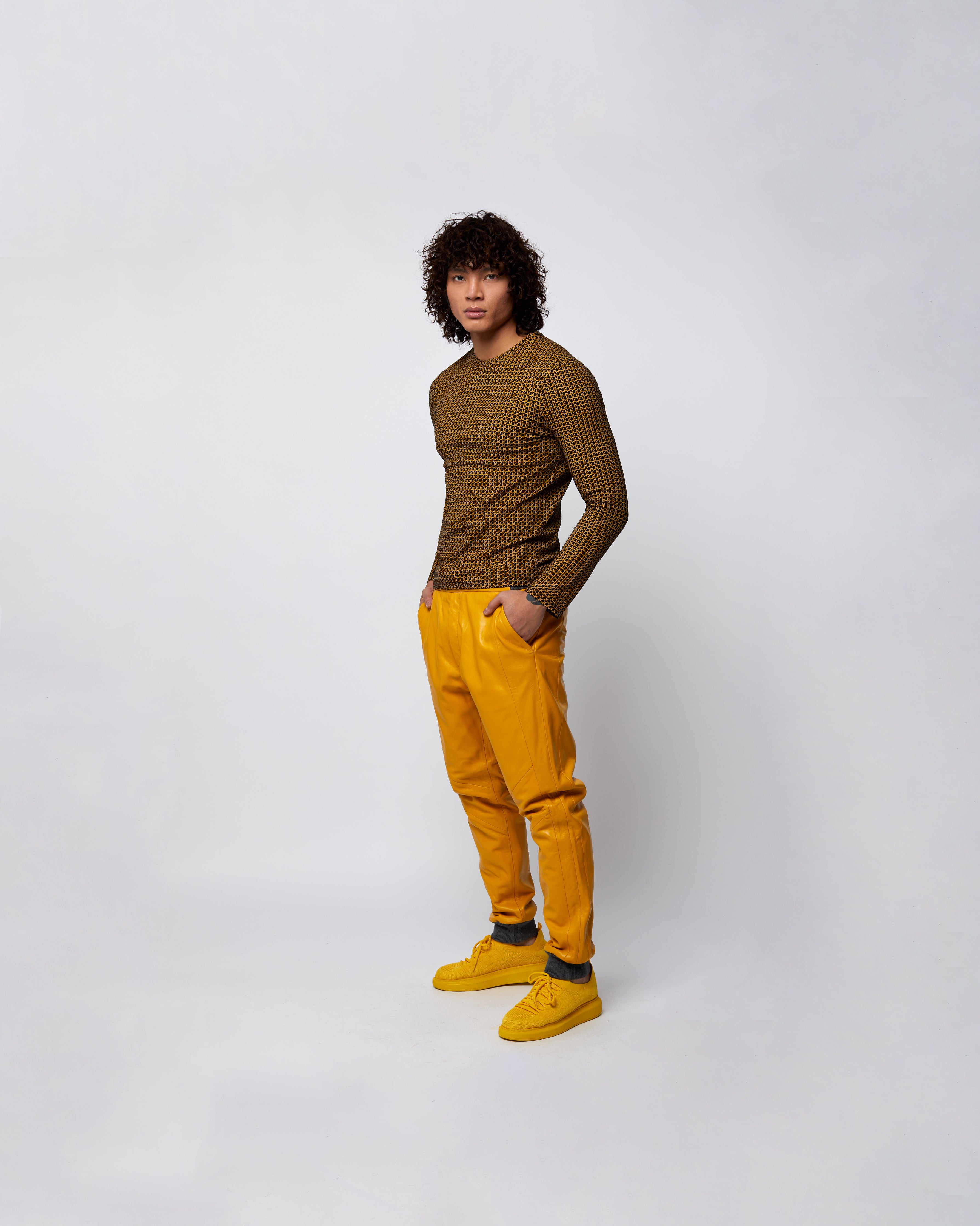 Valencia Lux Mustard Yellow Trackpants