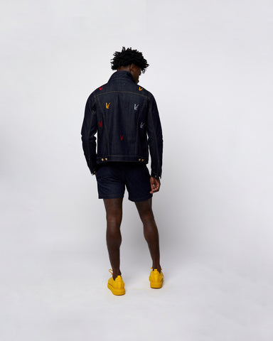 Load image into Gallery viewer, Denim Dark Indigo Jacket
