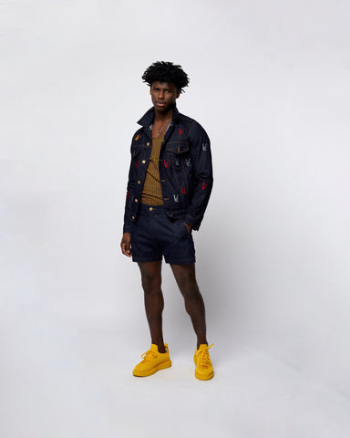 Load image into Gallery viewer, Denim Dark Indigo Jacket
